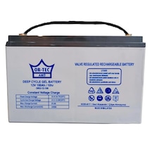 Ortec 12v 100ah Solar Sistem Jel Akü