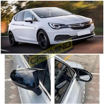 Opel Astra K Batman Yarasa Ayna Kapağı Piano Black 2016-