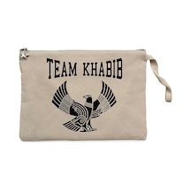 Khabib Nurmagomedov Team Essential 2 Krem Cüzdan / El Çantası Krem