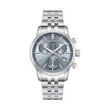 Quantum Pwg1204.300 Quartz Çelik Gri Mavi Kadran 10 Atm 41 Mm Erkek Kol Saati Gri