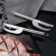 4 Adet Balık Ağzı Bıçağı Solungaç Paslanmaz Çelik Kazıyıcı