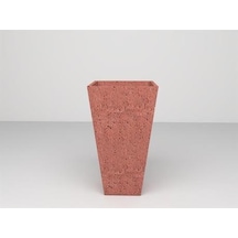 Nuano Consept Konik Serisi Köşeli Saksı Kiremit 40x75 Nuano Consept Konik Serisi Köşeli Saksı Kiremit 40x75