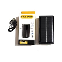 Gold Orion Or-tyn82 Güneş Enerjili Pil Şarj Cihazı, 1200ma, Solar Şarj Aleti
