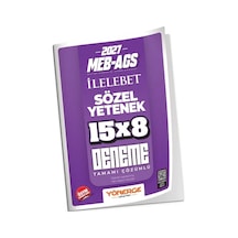 Yönerge Yayınları 2027 Meb-ags Sözel Yetenek İlelebet 15x8 Deneme Çözümlü