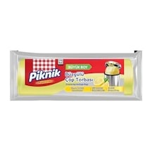 Çöp Torbası Büzgülü Büyük 15&apos Li Limon 2100