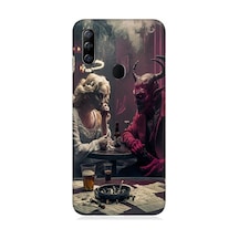 General Mobile Gm20 Pro Uyumlu Melek Ve Şeytan Desenli Silikon Kılıf
