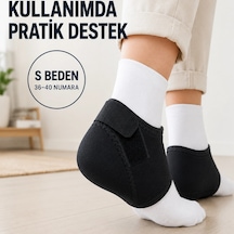 Ayarlanabilir Topuk Desteği S Beden 36-40 Numara Esnek Rahat Topuk Çorabı