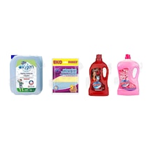 Bingo Çamaşır Suyu 4 Lt + Parex Bez 5'li + Renkliler 3lt + Yüzey Tem. Fresh 2.5 Lt 4'lü Set Diğer