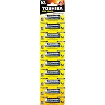 Toshiba Aa Alkalin Kalem Pil 10Lu Tekli Yırtmalı
