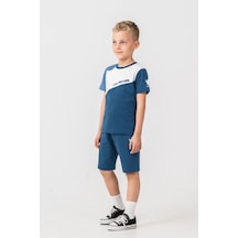 U.S. Polo Assn. U.s. Polo Assn. Erkek Çocuk Mavi Bermuda Takım Us2407-c-v2