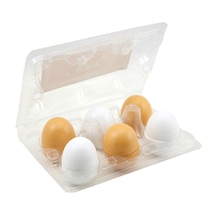 Simülasyon Ahşap Yumurta Oyuncaklar Playset Ev Okul Çocuklar Için Dayanıklı Duyusal Oyuncak