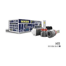 Nıken 12v-24v H11 Csp Led Xenon Far Ampul Seti 6500k 24000 Lümen 90w Canbus Nova Serisi