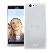 Casper Vıa V6X Kılıf Soft Silikon Beyaz Arka Kapak