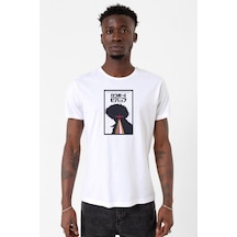 See You In Space Cowboys Minimalist Anime Poster Beyaz Erkek Bisikletyaka Tshirt 001