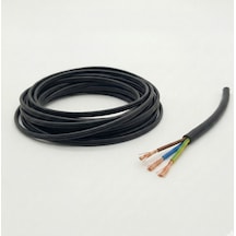 8 Metre Cca Ttr Elektrik Uzatma Kablosu 3x1.5 Çok Telli Siyah 1