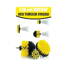 Matkap Ucu Temizlik Fırça Seti 3'lü