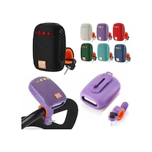 Novahub Bisiklet Kablosuz Stereo Hoparlör Taşınabilir Açık Boombox Tip-c Usb Şarj Red