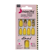 Nascita Almond Takma Tırnak Renkli 24 Lü Set Nasnaıl00153