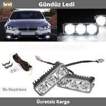 Gündüz Farı 3Ledli Kısa Metal 0806007