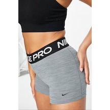 Nike Pro 365 Shorts Tights Gray Toparlayıcı 8 Cm Biker Tayt Şort Gri