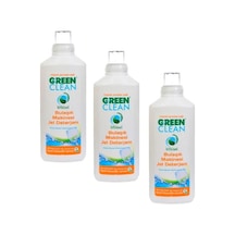 U Green Clean Bitkisel Portakal Yağlı Jel Bulaşık Makinesi Deterjanı 3 x 1 L