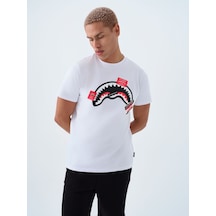 LOFT Regular Fit Erkek Tshirt K.kol Lf2038859 Q1.v1 Beyaz