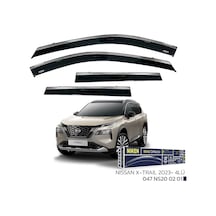Niken Nissan X-trail Cam Rüzgarlığı Kromlu 4&apos Lü 2023+ Sonras