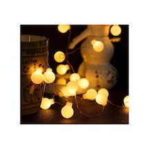 Zenviya21 Beyaz Top Led Gün Işığı Pilli 2 Kademeli Zenya785 Renkli