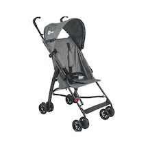 Be-be Basic Pratik Baston Bebek Arabası Siyah Gri