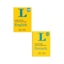 L Langenscheidt İngilizce Sözlük + L Langenscheidt Wörterbuch Almanca Sözlük / Güncel - 2 Kitap