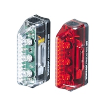 Shimano Topeak Aero Usb Combo Ön/arka Lamba Seti Tms075 Siyah