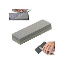 Bileme Taşı Çift Kumlu Bıçak Satır Nacak Balta Bileme Taşı 20cm