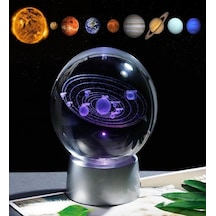 Kristal Cam Küre Samanyolu Led Lamba