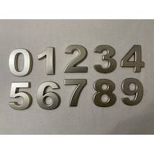 0-9 Tüm Numaralar Yapışkanlı Daire Bina Villa Kapı Numarası Sarı Gold 4 Cmx5cm No:0-9 Plastik