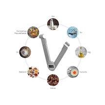 Karaca Gastro Scale 1001 Ekranlı Inox Mutfak Tartısı 5kg Kapasite