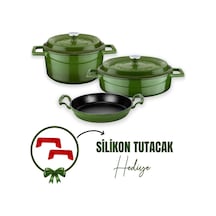 Lava Döküm 3x Trendy Serisi 6 Parça Tencere Seti 001