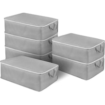 Homedeo - Baza Altı Ve Çekyat Tipi 10 Adet Hurç - 64x45x22cm Antrasit