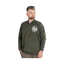 Mode Xl Erkek Sweatshirt Polo Selanik Infinite 22441 Haki 001