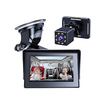 Bebek Gözetleme Araç Kamerası, Su Geçirmez, Gece Görüşü, Siyah