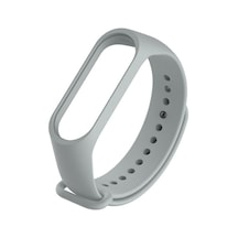 Xiaomi Mi Band 5-6-7 için Kılıflı Silikon Kordon Kayış - KY48