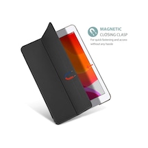 Apple Uyumlu iPad 7.Nesil 10.2 Inç 2019 Kılıf Smart 1-1 Arkası Şeffaf