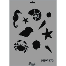 Rich Stencil Boyama Şablonu 25X35 Cm. New-573