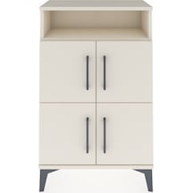 Arges Komodin Tek Raflı 4 Kapaklı 60x30x96 Aytaşı-aytaşı Aytaşı