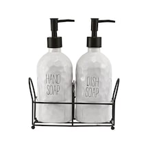 Sapone White 2'li Standlı Sabunluk