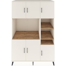 Kronos Dolap 10 Raflı 6 Kapaklı 132x59x195 Aytaşı-aytaşı/çam Aytaşı