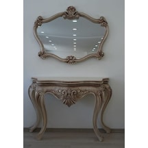 Dresuar Avangart Aslan Model Sağlam Polyester Döküm Eskitme  Gri-K Akçaağaç