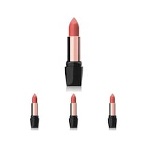Satin Lipstick No: 07 - Satensi Bitişli Nemlendirici Etkili Ruj 4 Paketi Abanoz