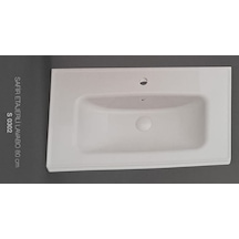 Safir Etejerli Lavabo 80cm Turavit Diğer