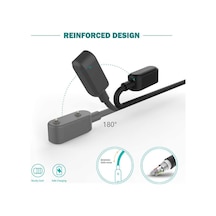 Watch Fit 2 İle Uyumlu Akıllı Saat İçin Manyetik Usb Şarj Kablosu Watch Fit 2 İle Uyumlu Kablo Siyah