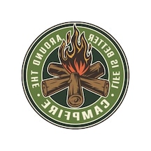 13x13 Cm Off Road Temalı Sticker, Kamp Ve Macera İçin Abanoz